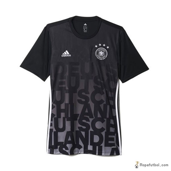 Camiseta Entrenamiento Alemania Pre Match 2016 Negro